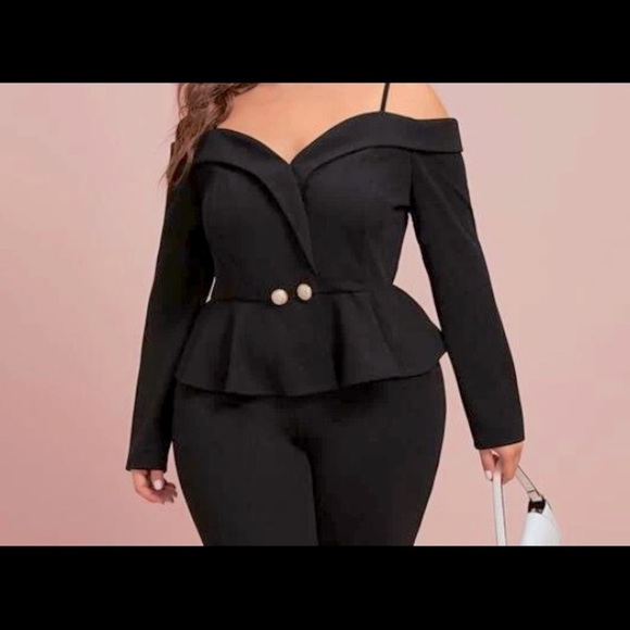 Plus - NWOT - Off The Shoulder Blouse - 1X - Picture 1 of 5